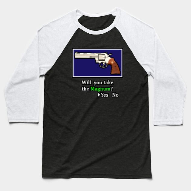 Will you take the Magnum? Baseball T-Shirt by CCDesign